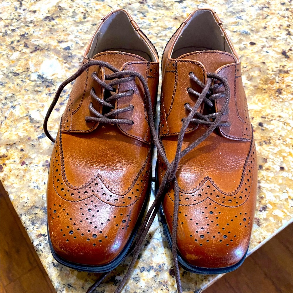 Florsheim Brown Kids Dress Shoes